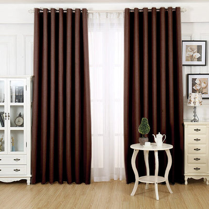 Zasłona zaciemniająca w kolorze kawy