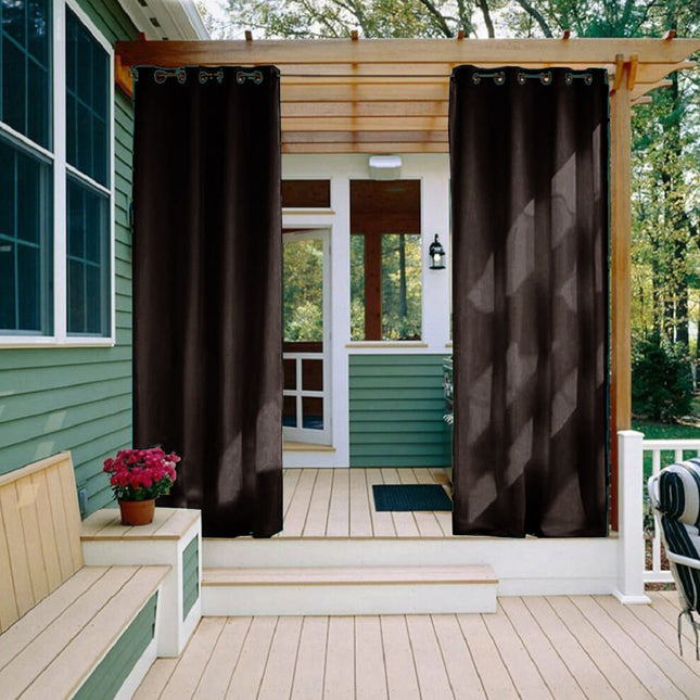 Gruba zasłona ogrodowa na altanę