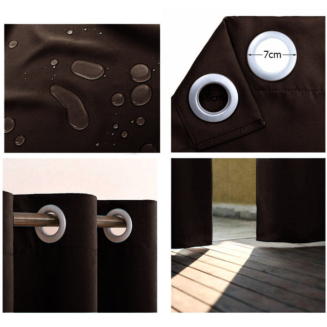 Gruba zasłona ogrodowa na altanę