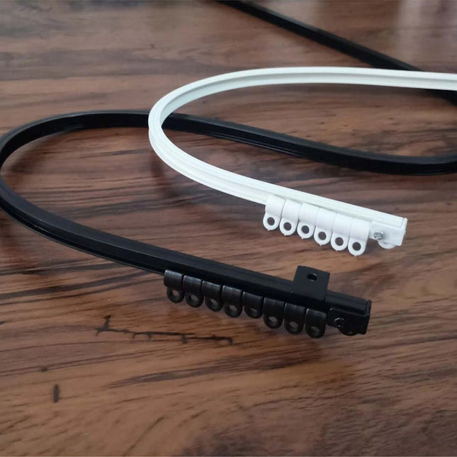 Giętka szyna sufitowa do zasłon na wymiar