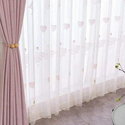 Firanka w haftowane baletnice