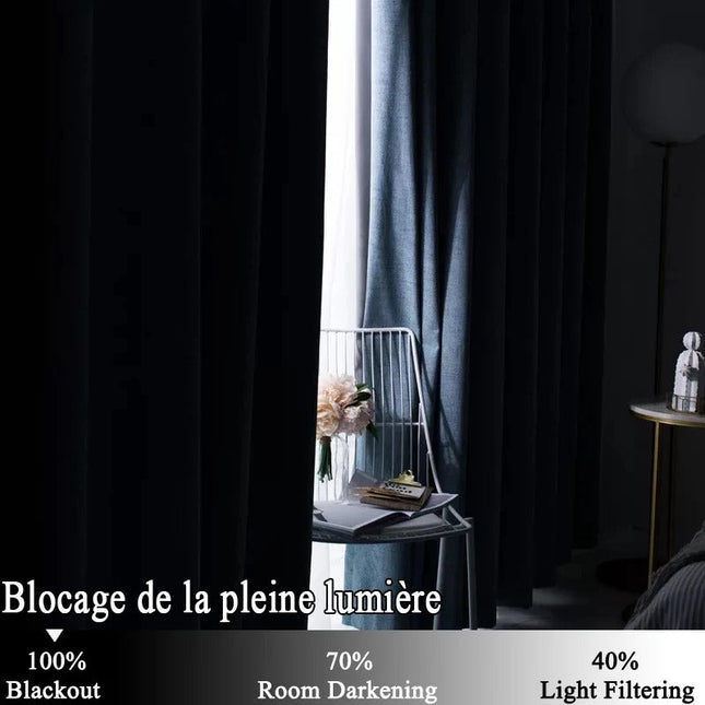 Szara zasłona lniana na przelotkach