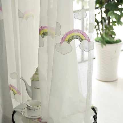 Firanka dla dziecka w tęcze