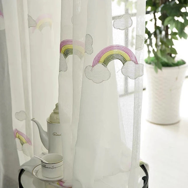 Firanka dla dziecka w tęcze