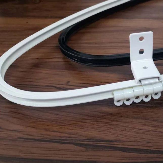 Giętka szyna sufitowa do zasłon na wymiar