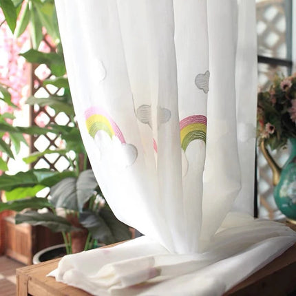 Firanka dla dziecka w tęcze