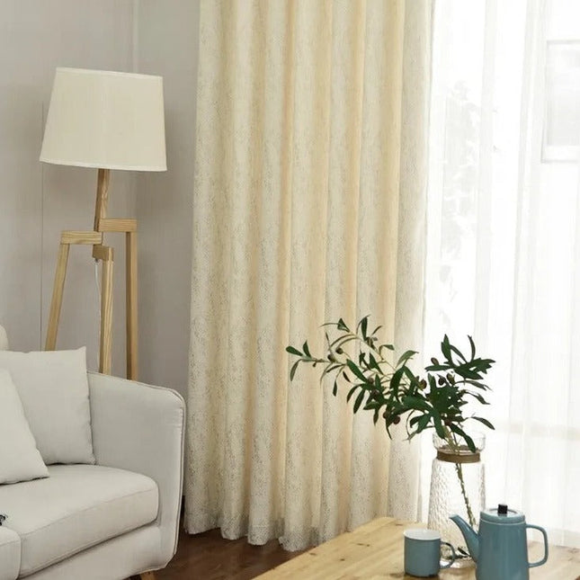 Elegancka zasłona o ciekawej strukturze