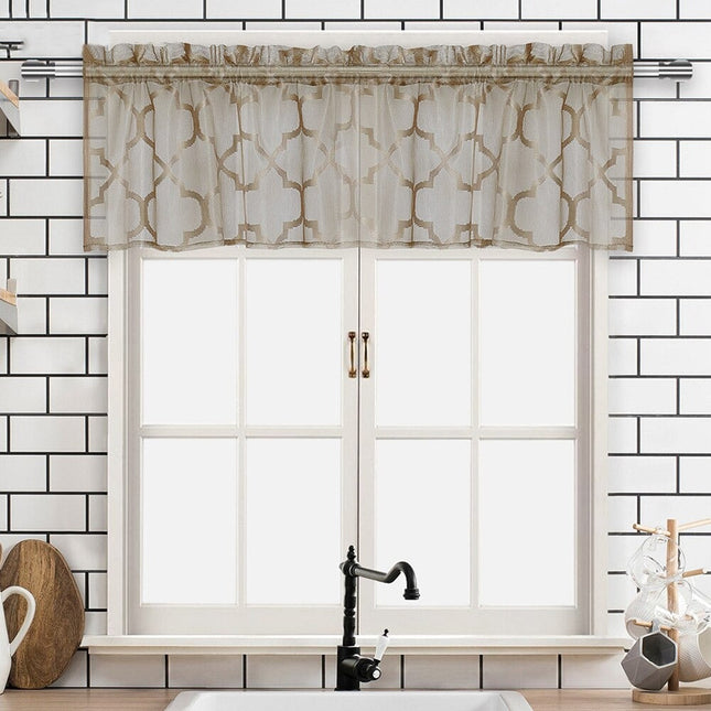 Krótka zazdrostka kuchenna z wzorem