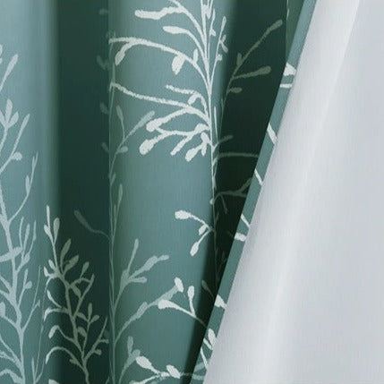 Zielona zasłona na taras z motywem