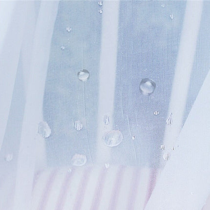 Prześwitująca firana ogrodowa na przelotkach