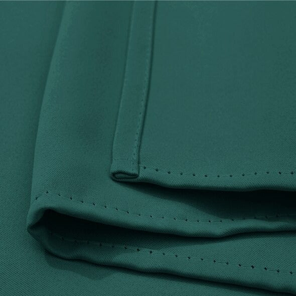 Zasłona ogrodowa w kolorze morskiej zieleni.