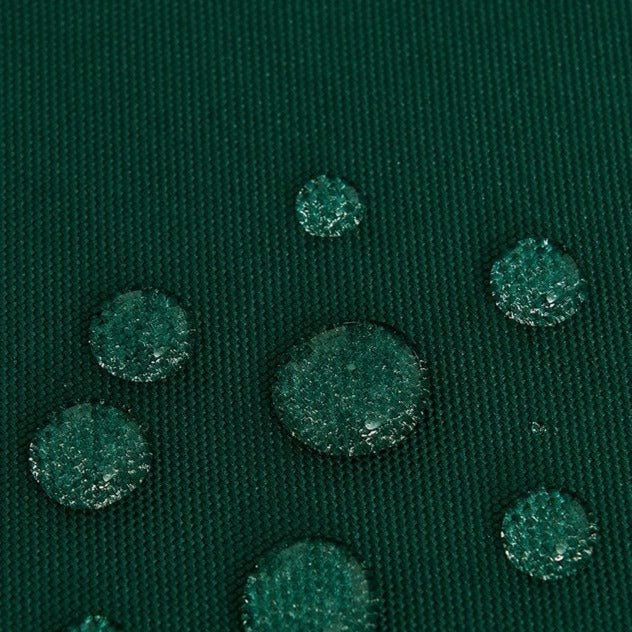 Pomarańczowa zasłona ogrodowa na altanę z przelotkami.