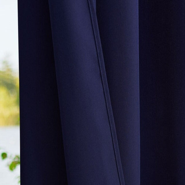 Pomarańczowa zasłona ogrodowa na altanę z przelotkami.