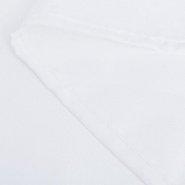 Pomarańczowa zasłona ogrodowa na altanę z przelotkami.