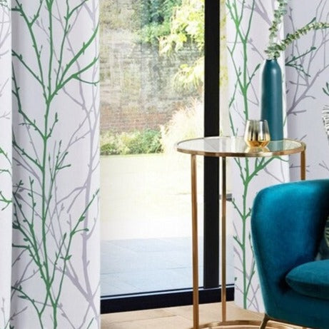 Zasłona zewnętrzna w gałązki na taras