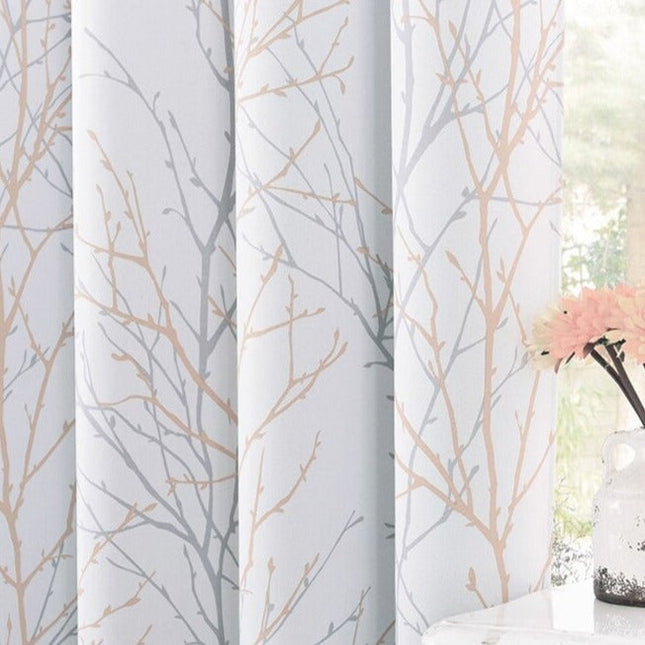 Zasłona zewnętrzna w gałązki na taras