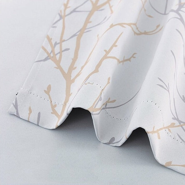 Zasłona zewnętrzna w gałązki na taras