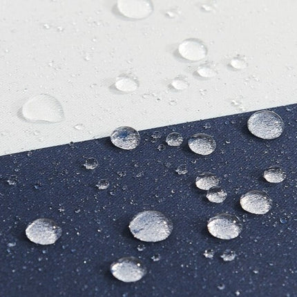 Zasłona ogrodowa w biało-szare pasy