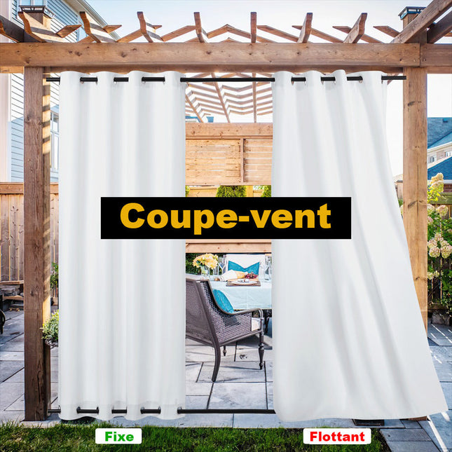 Pomarańczowa zasłona ogrodowa na altanę z przelotkami.