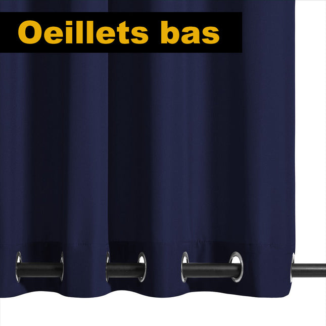 Pomarańczowa zasłona ogrodowa na altanę z przelotkami.