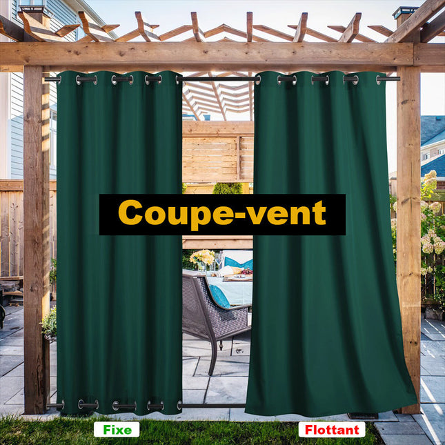 Pomarańczowa zasłona ogrodowa na altanę z przelotkami.