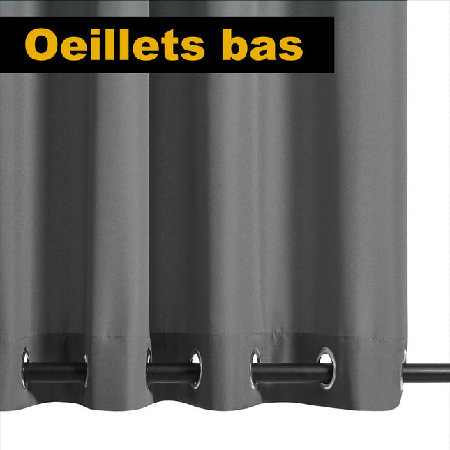 Pomarańczowa zasłona ogrodowa na altanę z przelotkami.