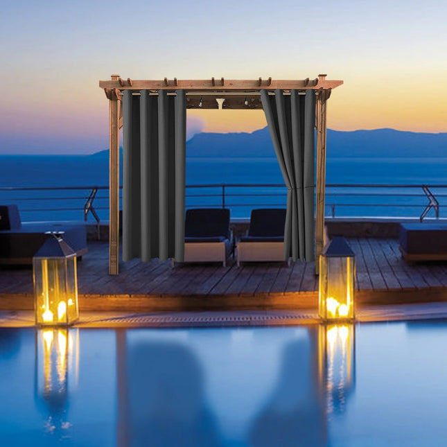 Wytrzymała zasłona ogrodowa na przelotkach