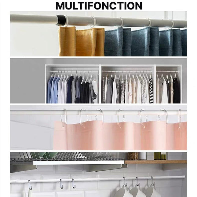 Regulowany drążek rozporowy do zasłon