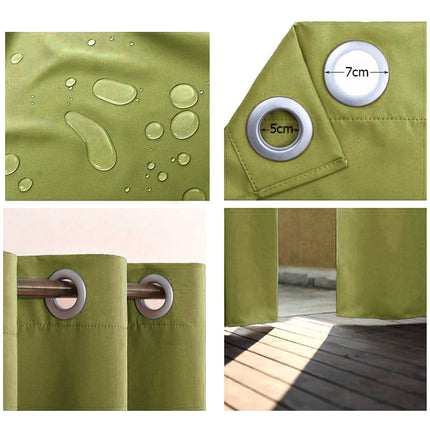 Zasłona ogrodowa na przelotkach na balkon