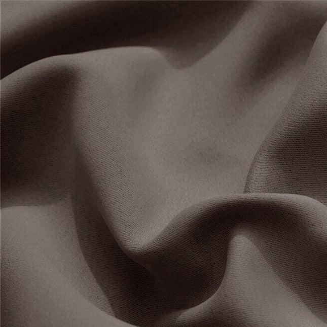 Brązowa wodoodporna zasłona ogrodowa na oczkach