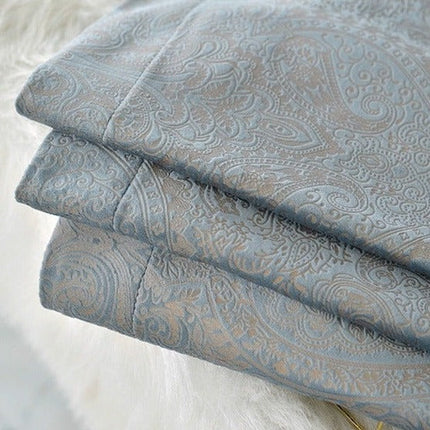 Zasłona zaciemniająca w orientalny wzór paisley