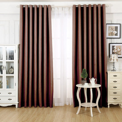Zasłona zaciemniająca w kolorze kawowym