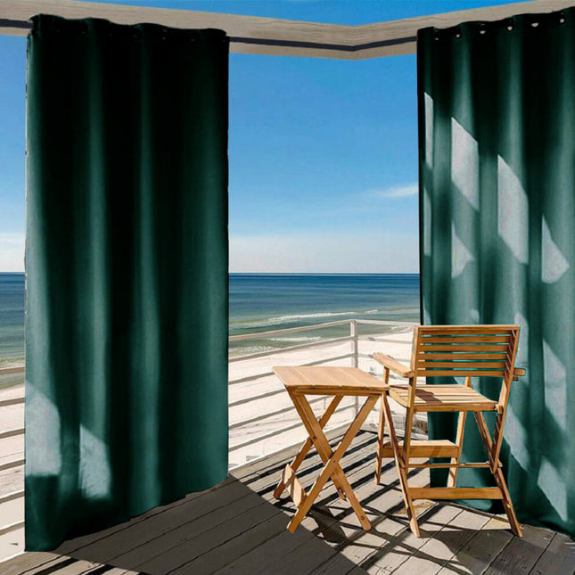 Zasłona ogrodowa morska zieleń wodoodporna