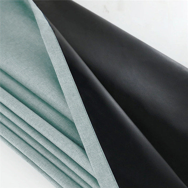 Turkusowa zasłona ogrodowa na altanę wodoodporna.