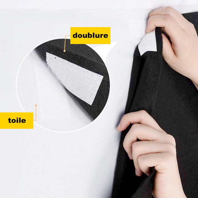 Biała zasłona zaciemniająca i termiczna gładka