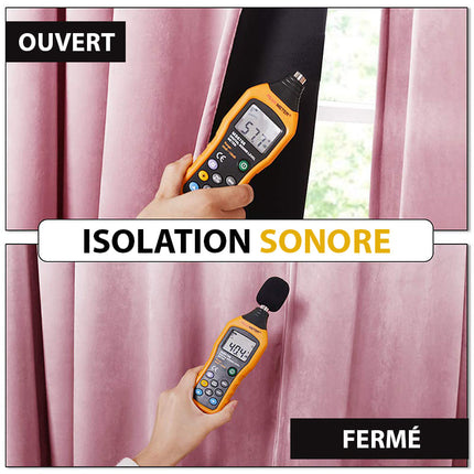 Różowa zasłona welurowa zaciemniająca