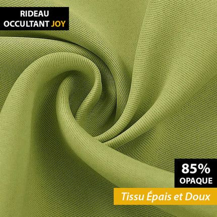 Jasnozielona zasłona zaciemniająca do pokoju