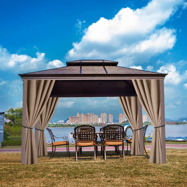 Zasłona zewnętrzna na pergolę wodoodporna