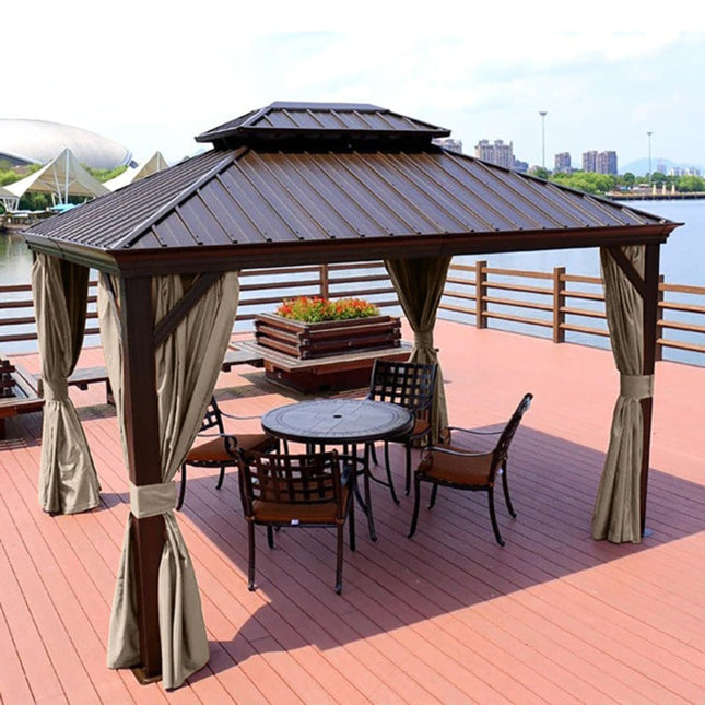 Zasłona zewnętrzna na pergolę wodoodporna