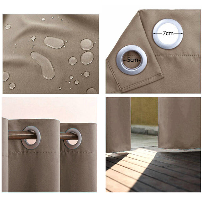 Zasłona zewnętrzna na pergolę wodoodporna