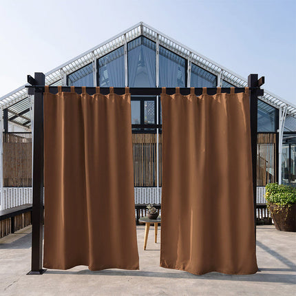 Zasłona na taras wodoodporna na szelkach