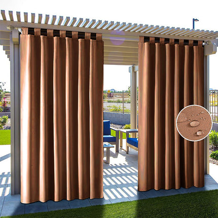 Zasłona na taras wodoodporna na szelkach