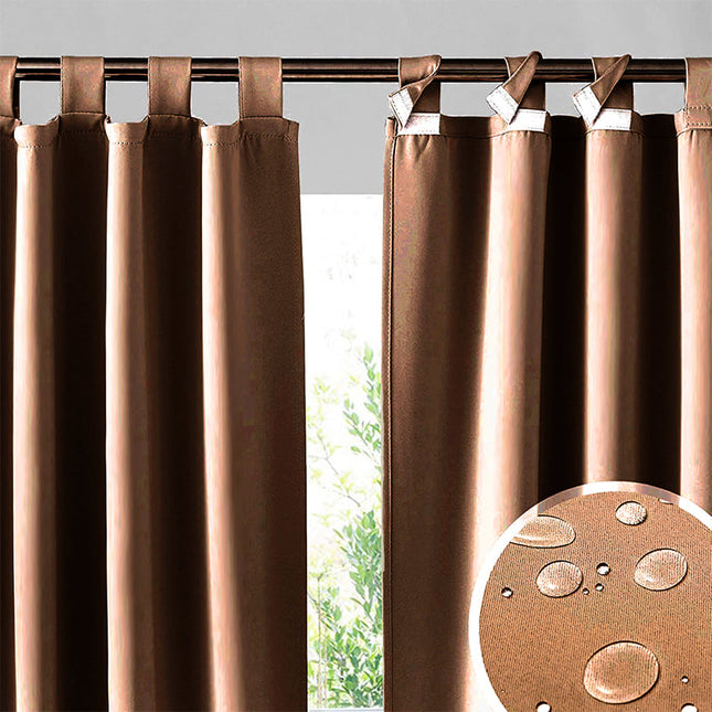 Zasłona na taras wodoodporna na szelkach