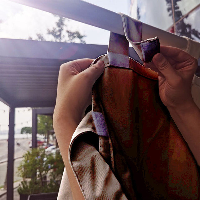 Zasłona na taras wodoodporna na szelkach