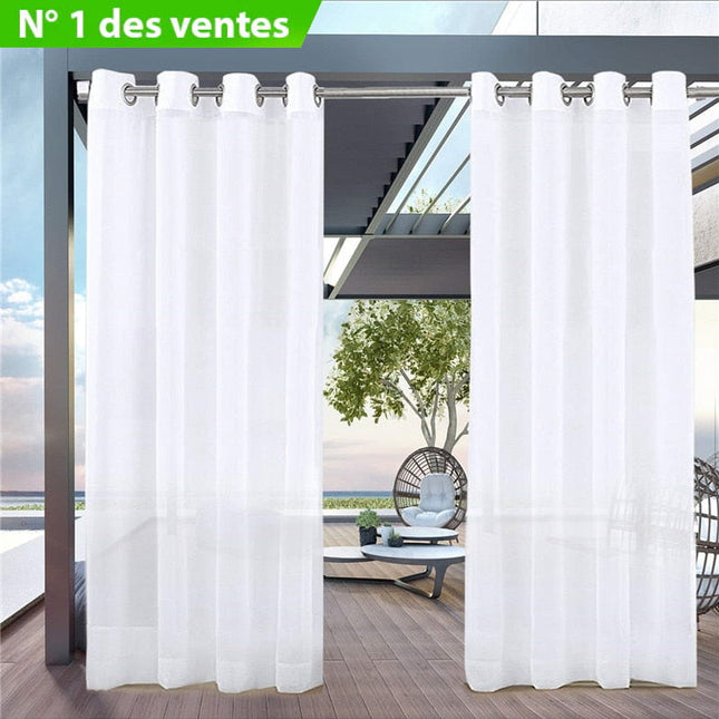 Wodoodporna zasłona zewnętrzna na balkon