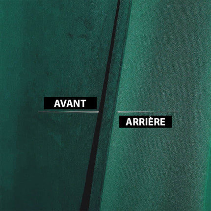 Butelkowa zieleń zasłona welwetowa termiczna