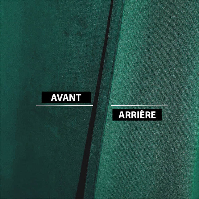 Butelkowa zieleń zasłona welwetowa termiczna