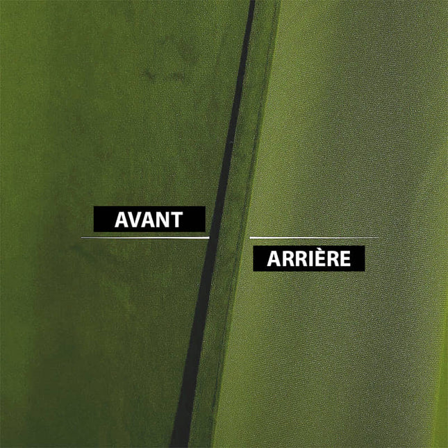 Limonkowa zasłona termiczna welurowa do salonu