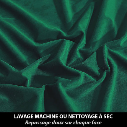 Butelkowa zieleń zasłona welwetowa termiczna