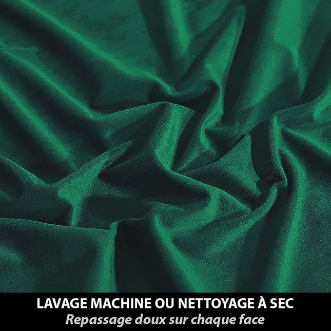 Butelkowa zieleń zasłona welwetowa termiczna